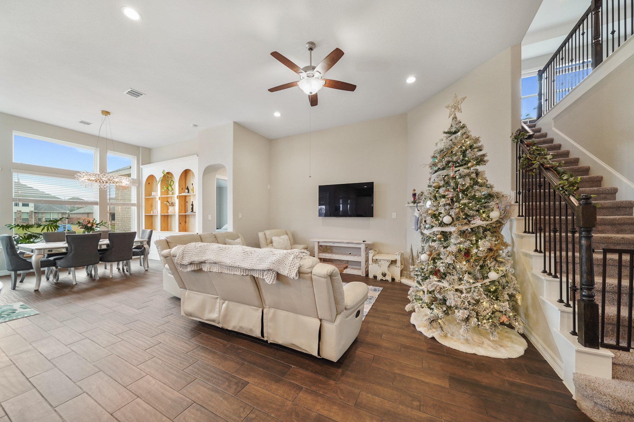 24031 Corinaldo Court Katy, TX 77493 - Photo 7 of 23 a living room with furniture and a large window