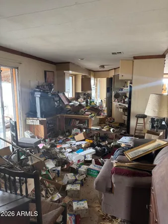 a very nice looking room with a large window