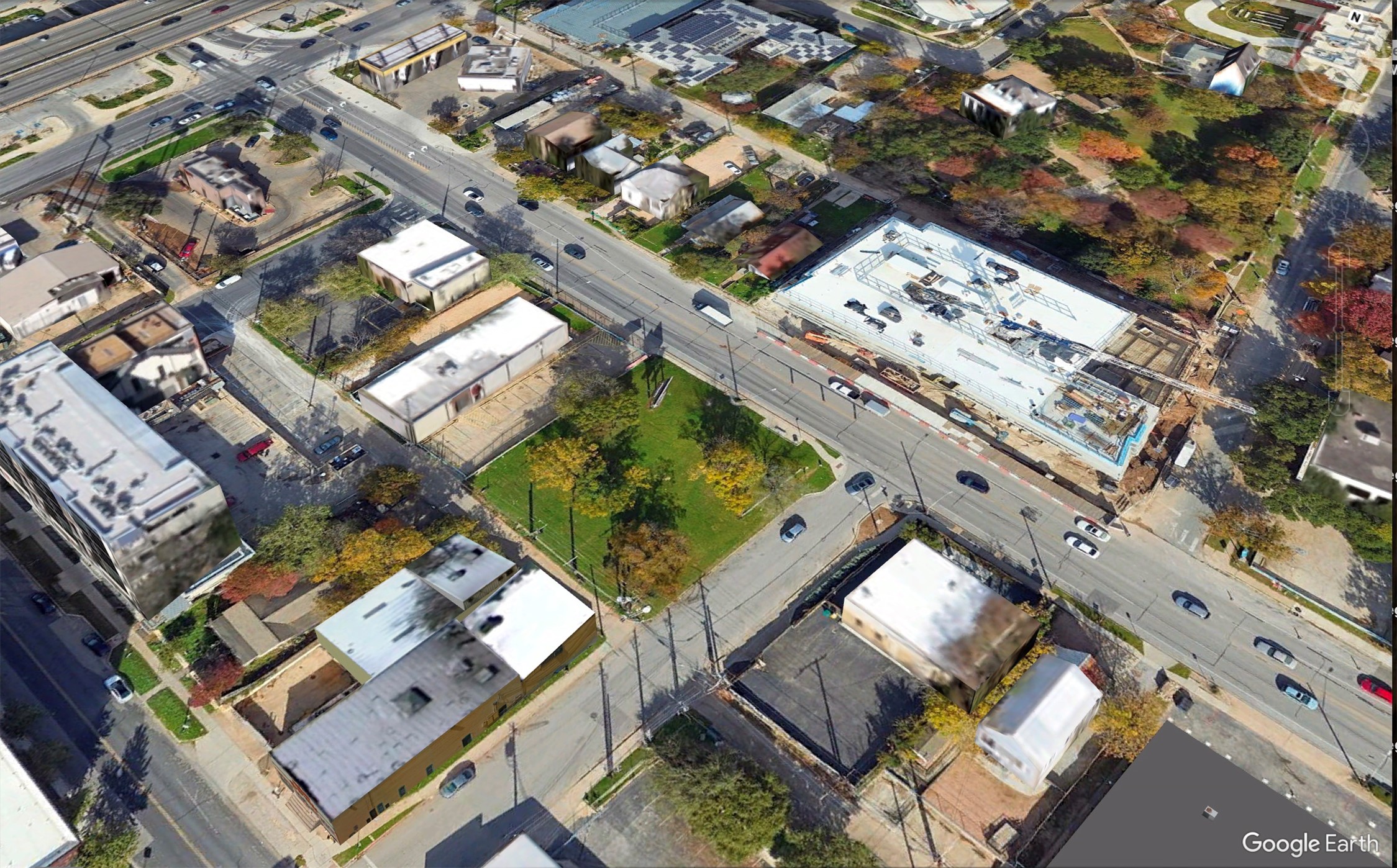 917-919 East 7th Street Austin, TX 78702 - Photo 4 of 15 Aerial overview of property's location