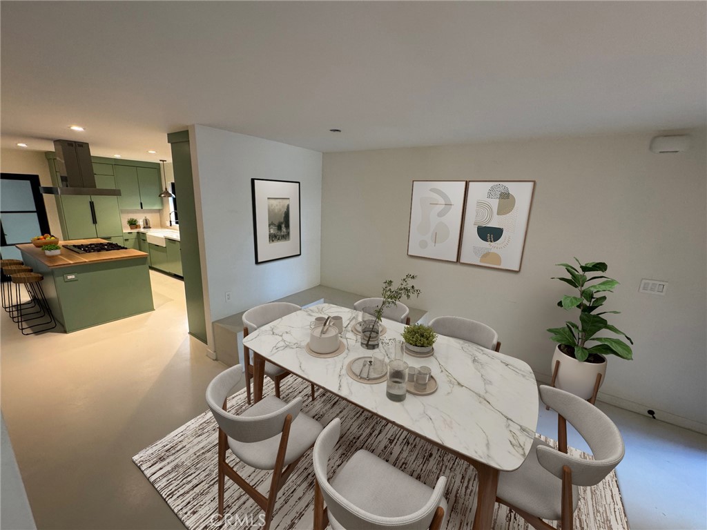 335 Flint Avenue Long Beach, CA 90814 - Photo 10 of 46 a view of a dining room with furniture and wooden floor