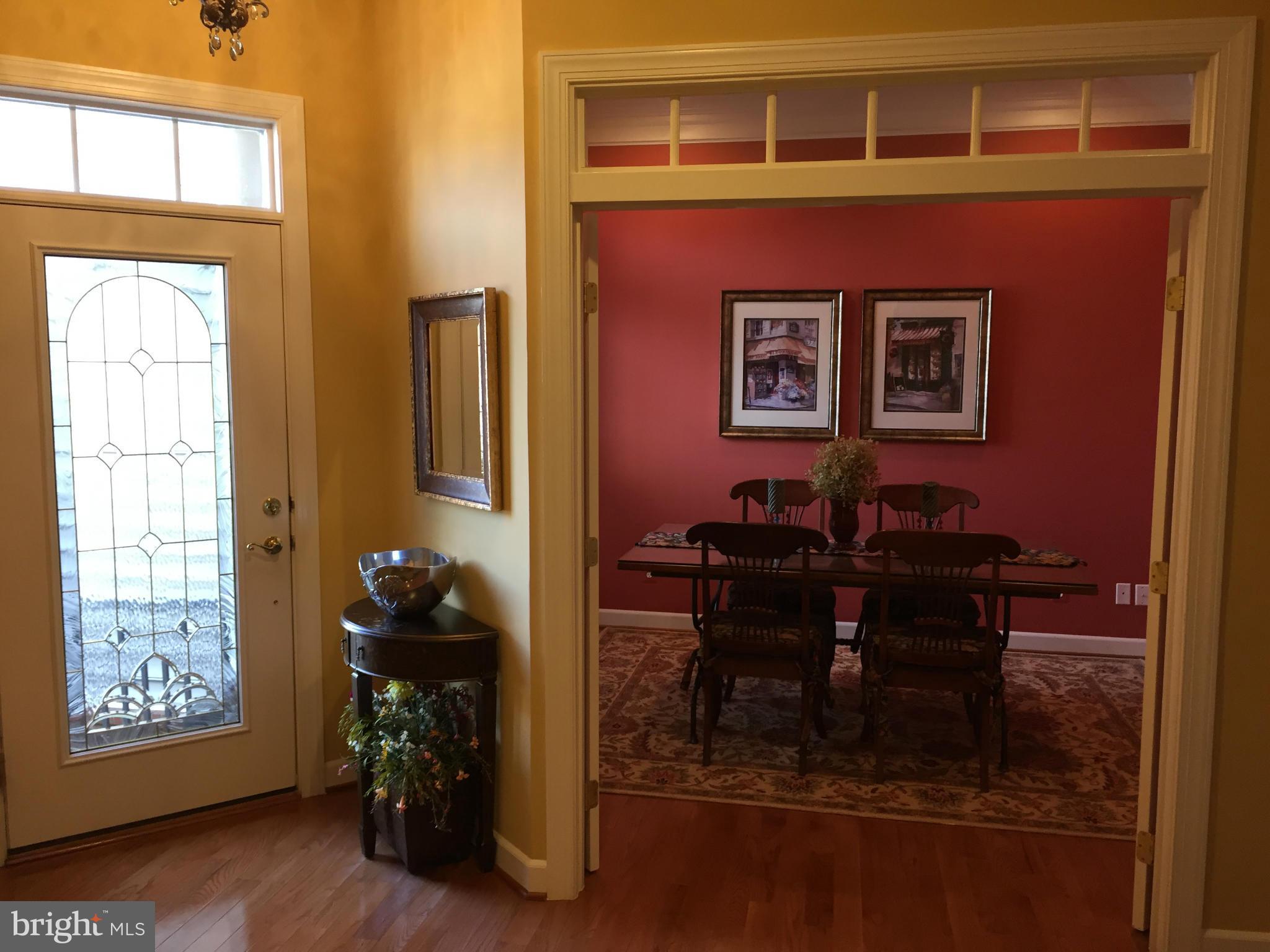 8319 Meadowsweet Road Pikesville, MD 21208 - Photo 2 of 29 Front Door and FormalDining Room w/ French Doors