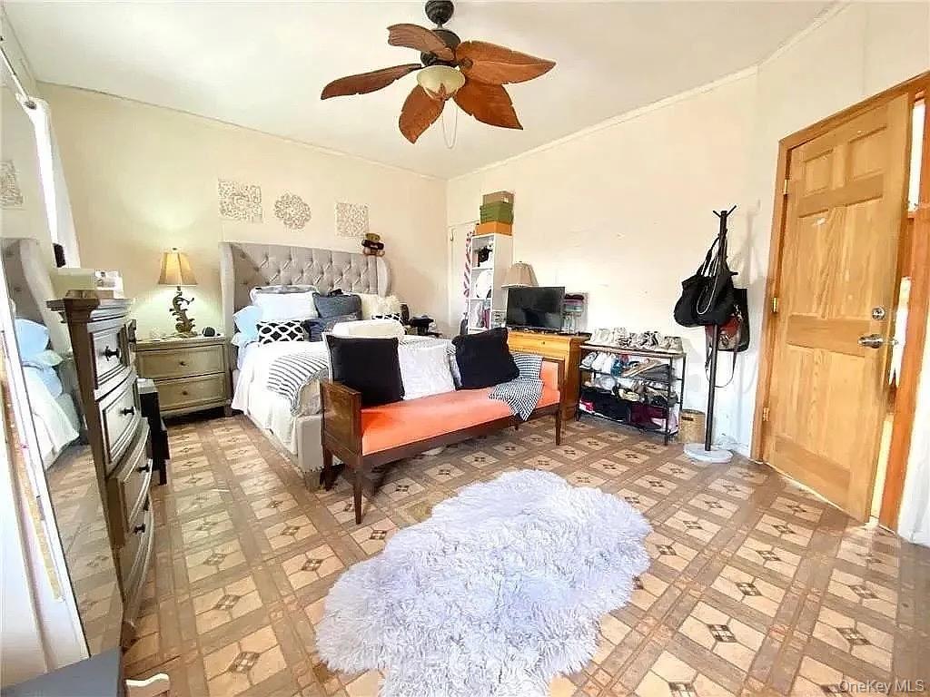 9 Adler Place Brooklyn, NY 11208 - Photo 11 of 19 a living room with fireplace furniture and a rug