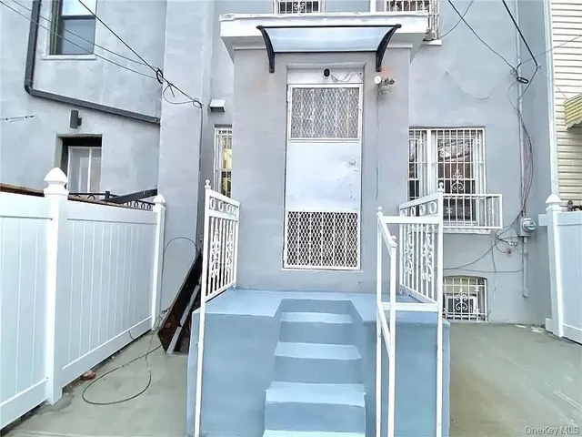 a view of a building with a outdoor space