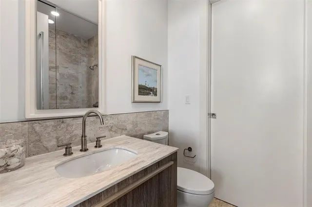 a view of a balcony with city view