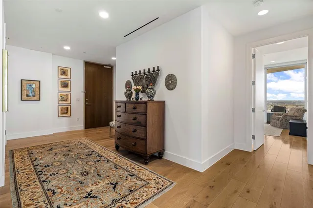 walk in closet with a couch