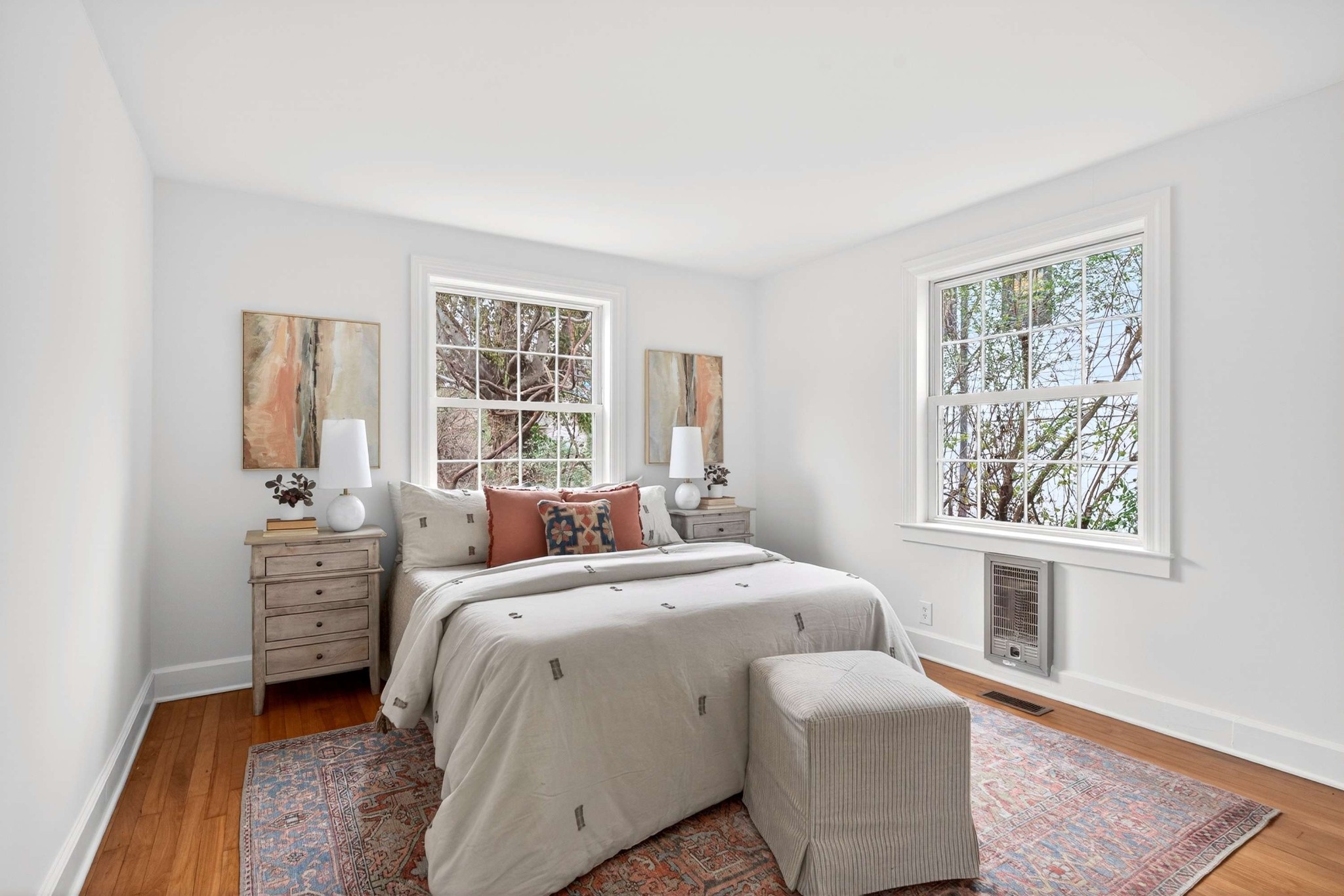 2017 Hackberry Lane Nashville, TN 37206 - Photo 18 of 36 a bedroom with a bed and a window