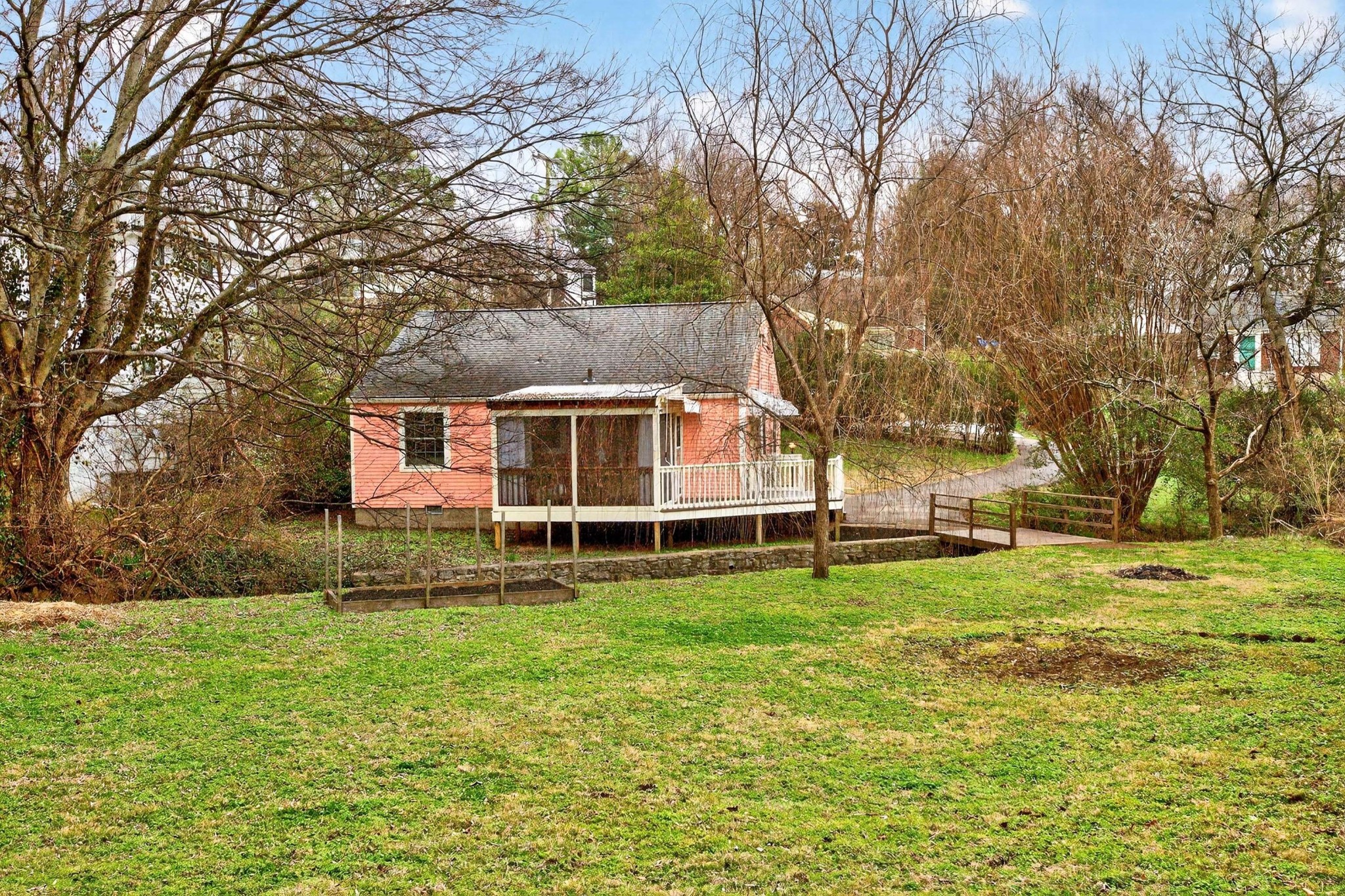 2017 Hackberry Lane Nashville, TN 37206 - Photo 26 of 36 a view of a house with a yard