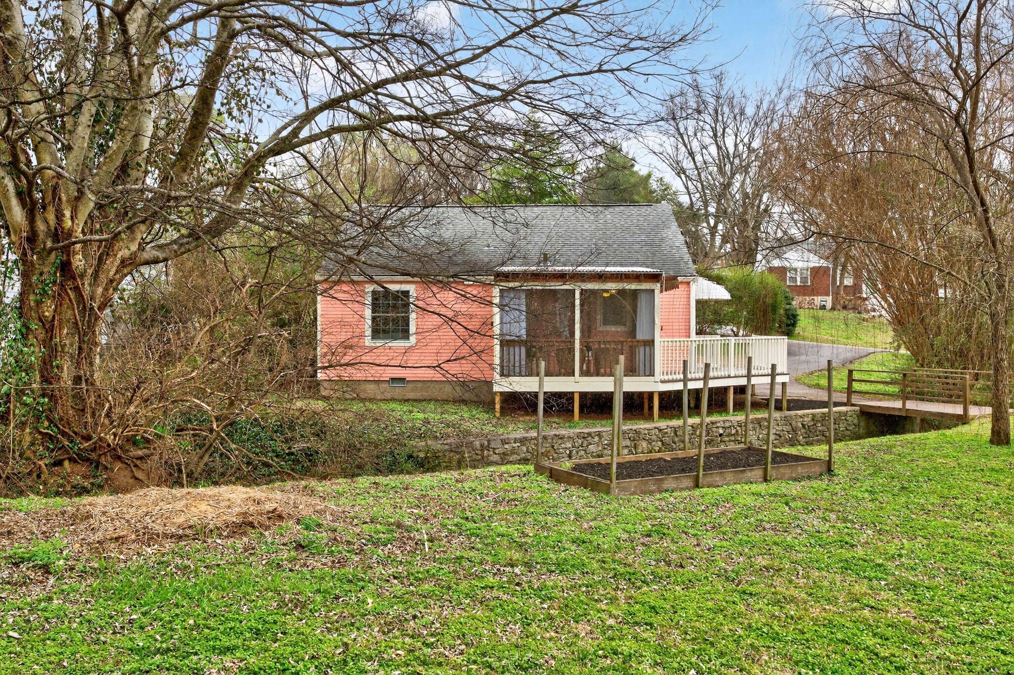 2017 Hackberry Lane Nashville, TN 37206 - Photo 27 of 36 front view of a house with a yard