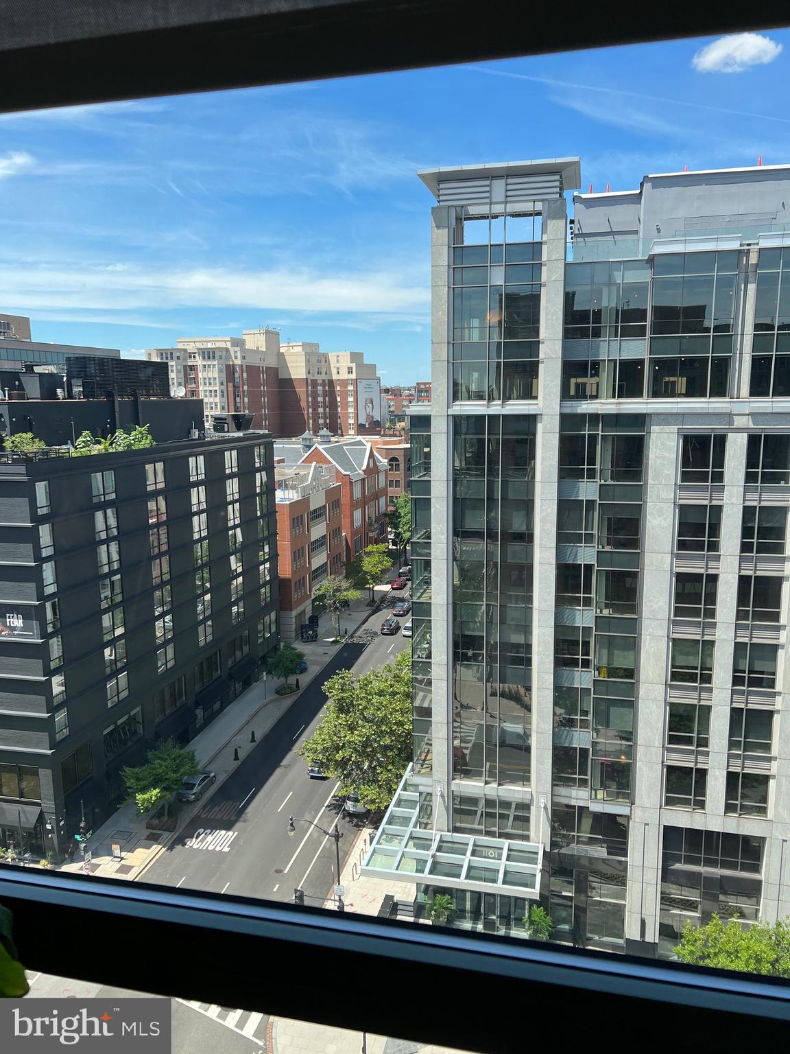 1150 K Street Northwest, Unit 1305 Washington, DC 20005 - Photo 13 of 18 a view of a building from a window