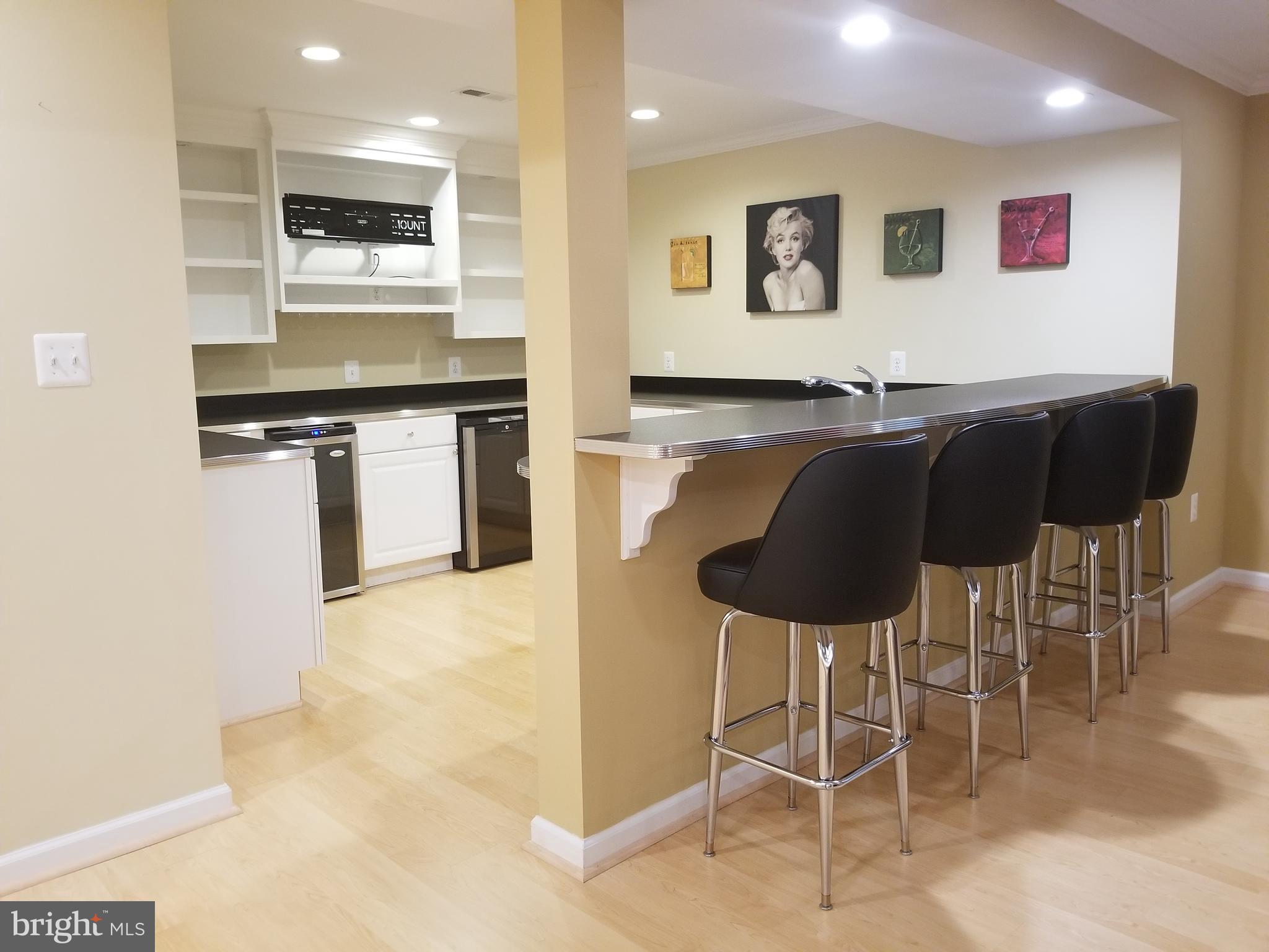 14 Lister Lane Ridgely, MD 21660 - Photo 41 of 80 Basement w/full wet bar!