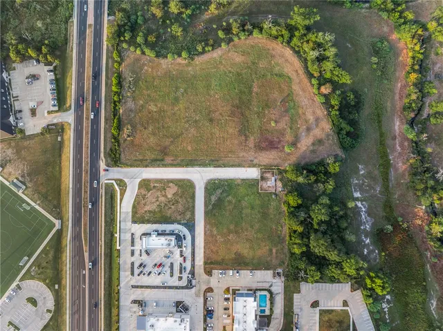 a bird view of a house