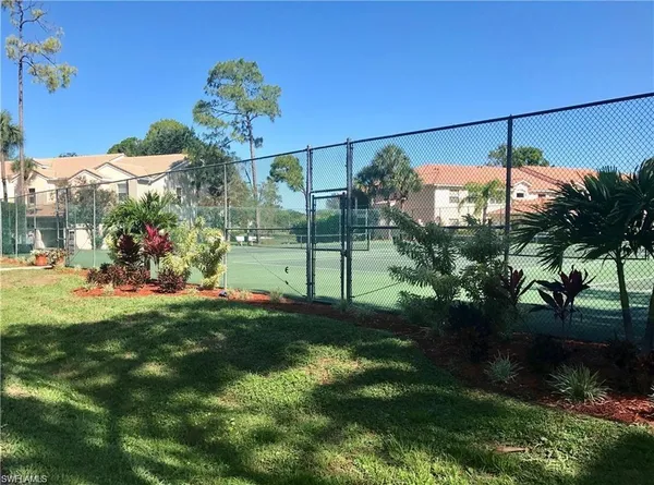 a view of a back yard