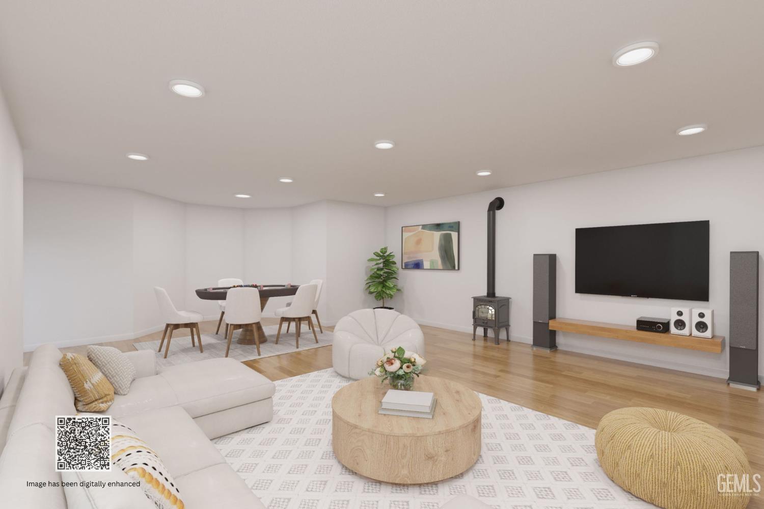 Undisclosed Address Lebec, CA 93243 - Photo 38 of 49 a living room with furniture and a flat screen tv