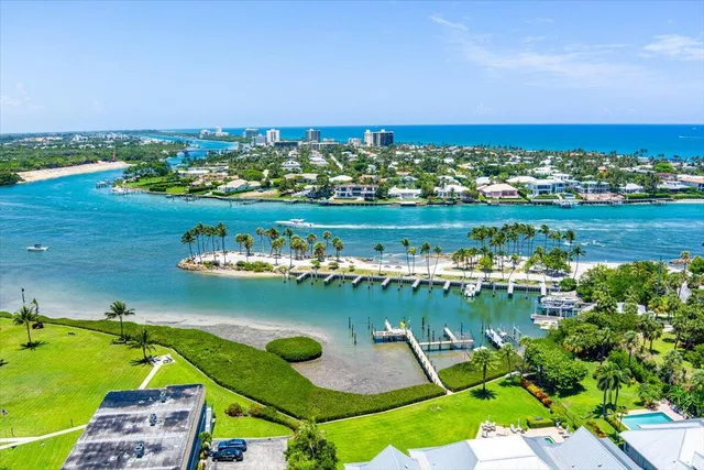an aerial view of a city with houses