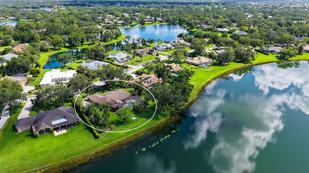7426 Weeping Willow Boulevard Sarasota, FL 34241 - Photo 62 of 66 a view of a garden with a lake