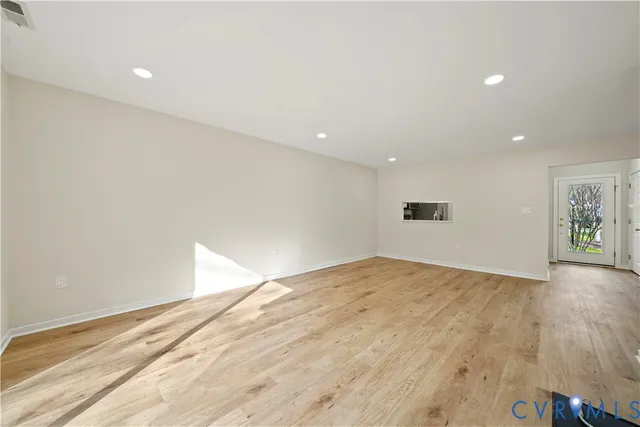 a view of empty room