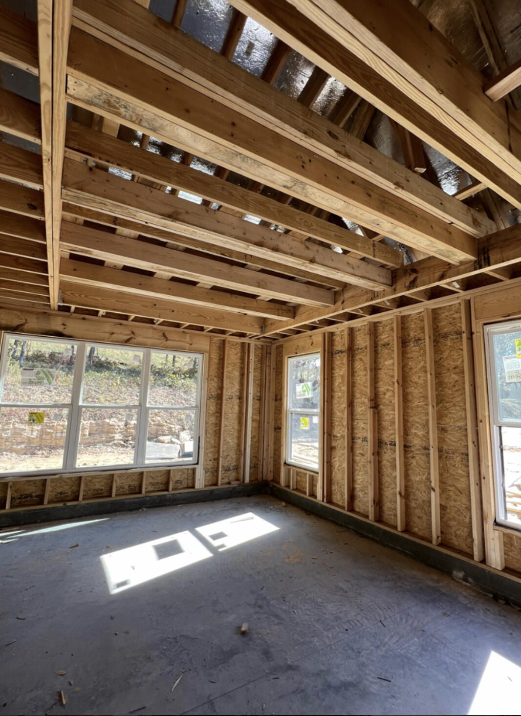 Master Bedroom in framing