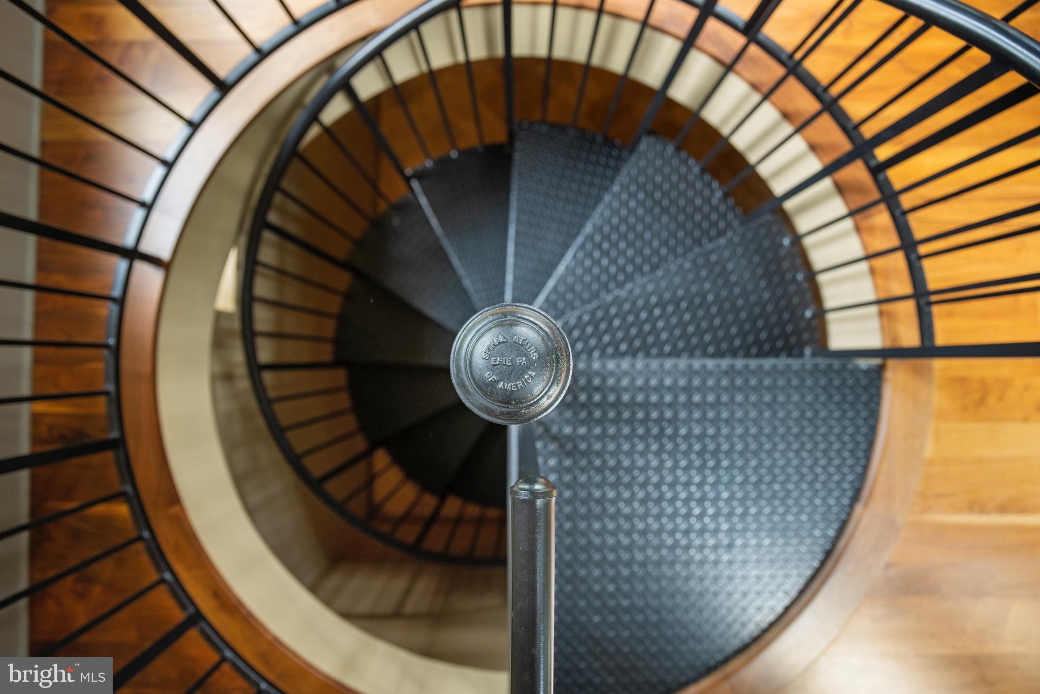 87 Mt Airy Road Pipersville, PA 18947 - Photo 25 of 46 Spiral Stairs To Wine Cellar