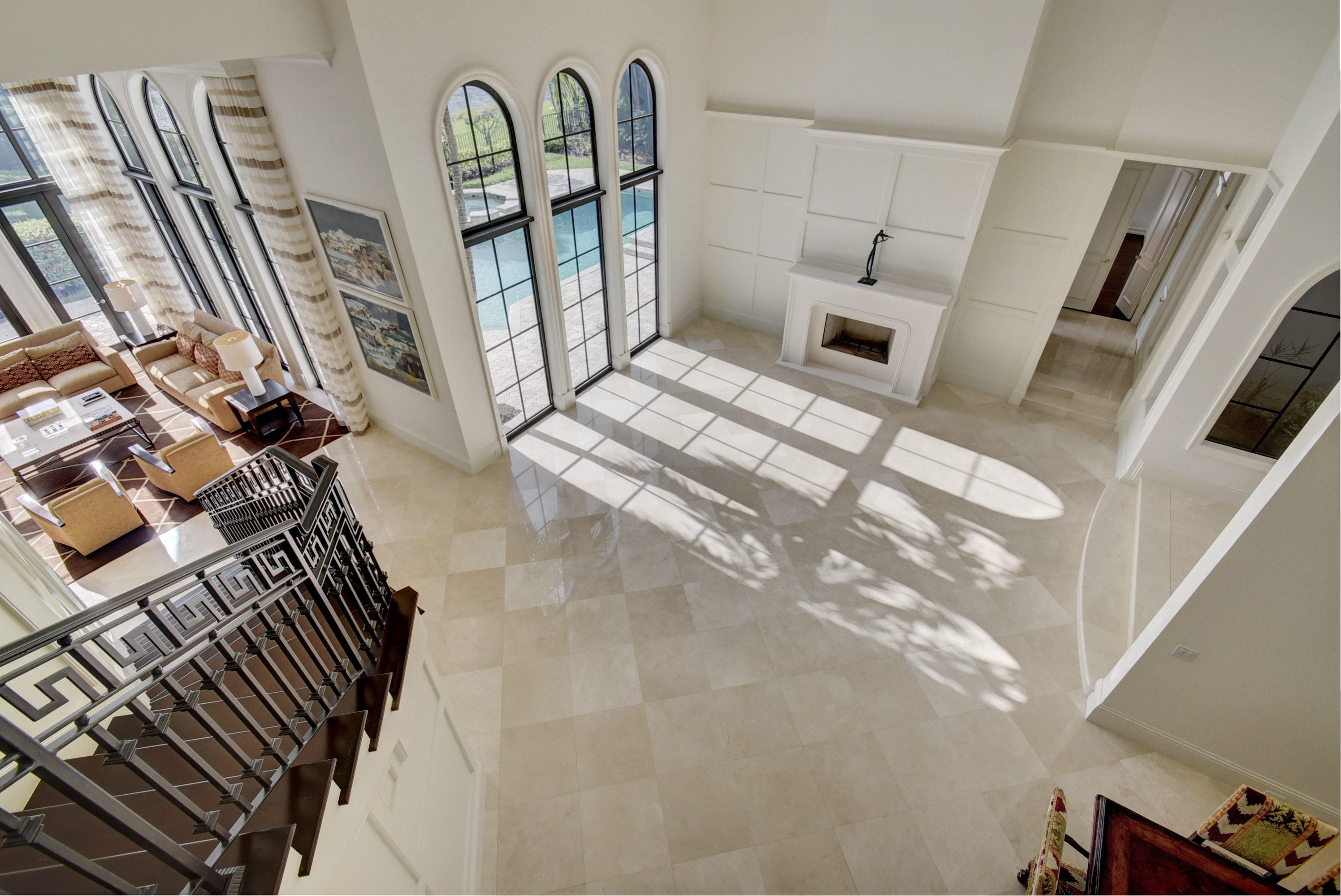 5844 Windsor Terrace Boca Raton, FL 33496 - Photo 19 of 29 Living Room from Upstairs