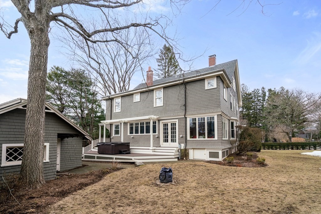 85 Prince Street Newton, MA 02465 - Photo 36 of 37 a front view of a house with a yard