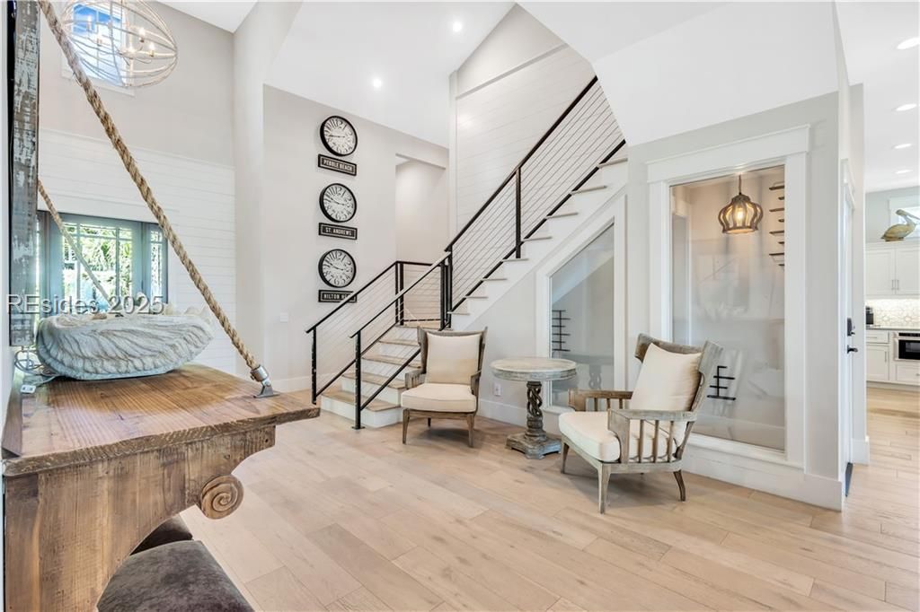 15 Grey Widgeon Road Hilton Head Island, SC 29928 - Photo 10 of 65 Grand front entry and stairway to 4 oceanfront sui