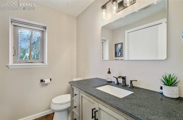 749 Aspen Village Road Divide, CO 80814 - Photo 20 of 49 Updated half bath on main level