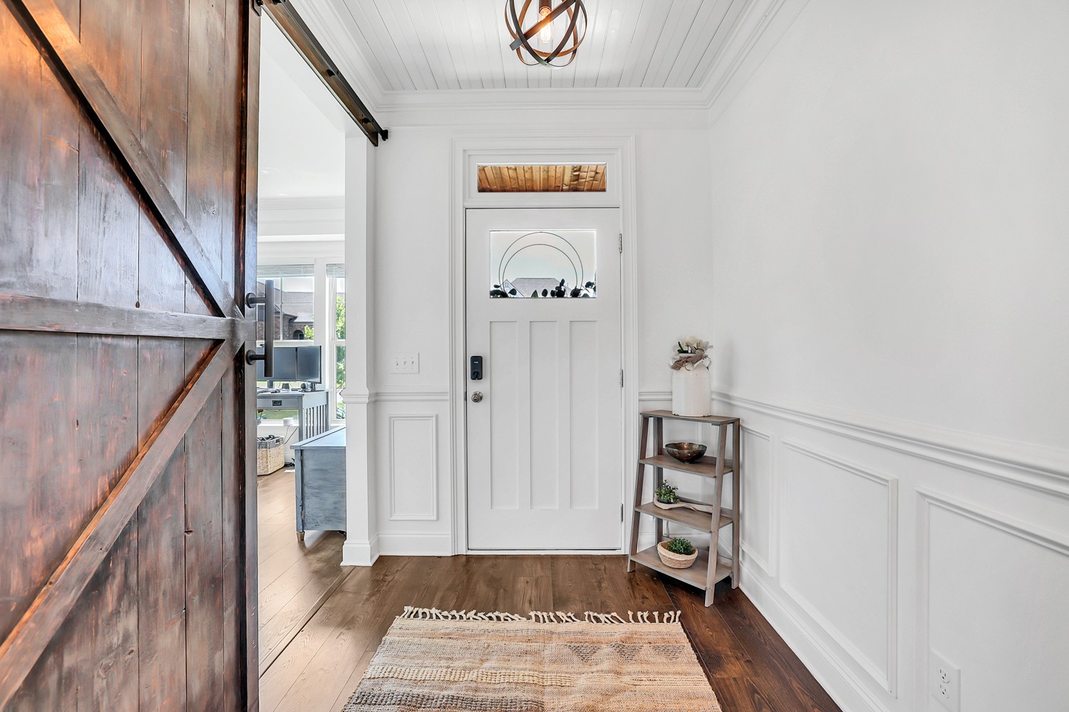 1142 Batbriar Road Murfreesboro, TN 37128 - Photo 8 of 60 a view of a bedroom with wooden floor and stairs