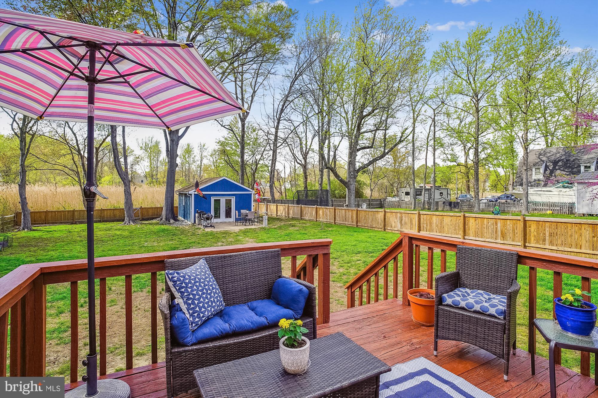 204 McKay Road Stevensville, MD 21666 - Photo 29 of 31 a view of a chairs and table in the deck