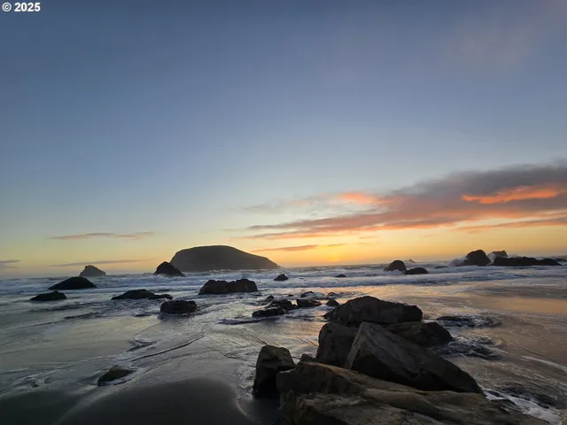 a view of a ocean with beach
