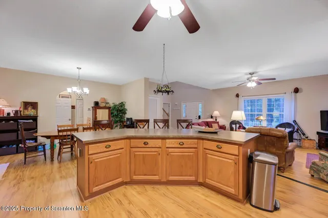 a view of a hallway with washer and dryer