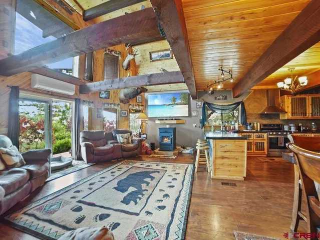 a living room with a couch