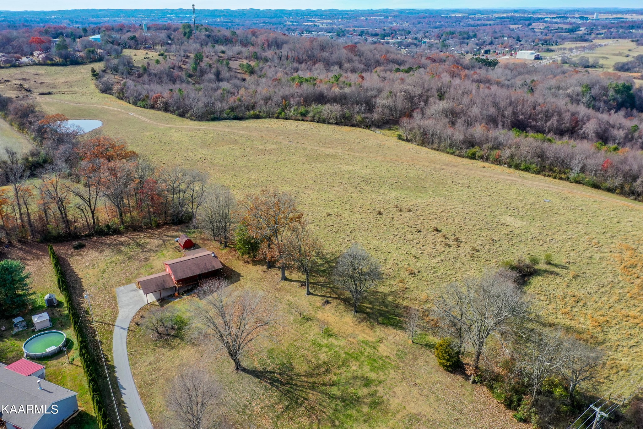 913 Mt Lebanon Road Maryville, TN 37804 - Photo 4 of 33 an aerial view of a house with a yard