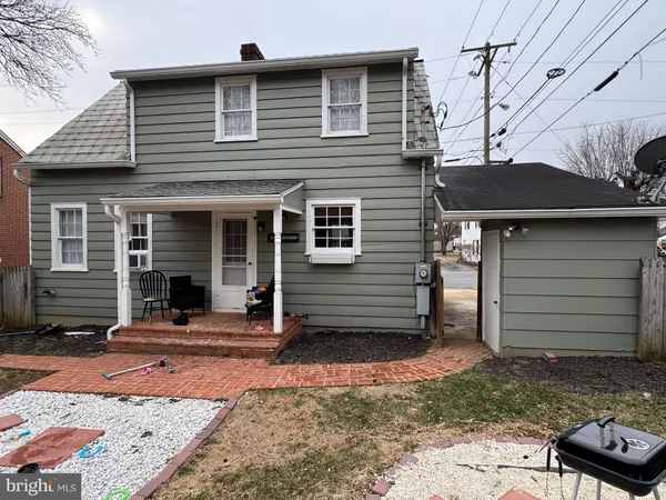 a view of a house with a door