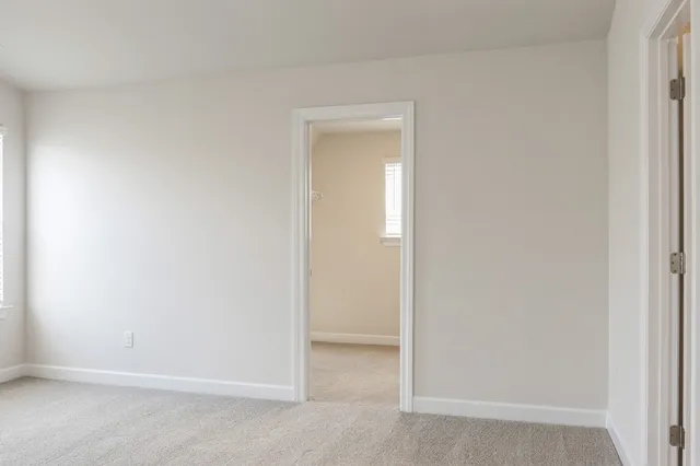 a view of an empty room