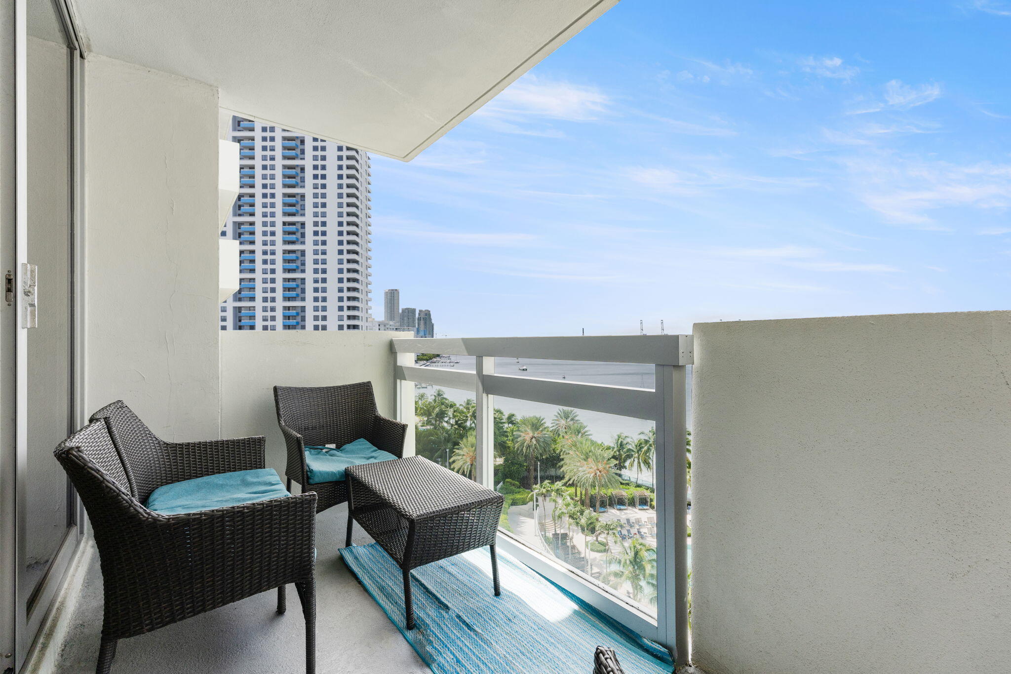 1500 Bay Road, Unit 1122S Miami Beach, FL 33139 - Photo 19 of 24 a outdoor living space with furniture
