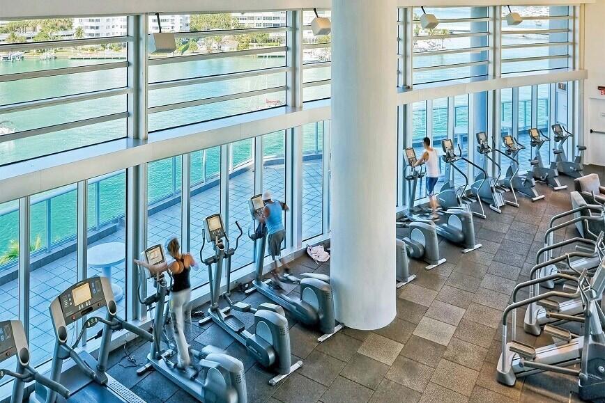 1500 Bay Road, Unit 1122S Miami Beach, FL 33139 - Photo 21 of 24 a view of a room with gym equipment