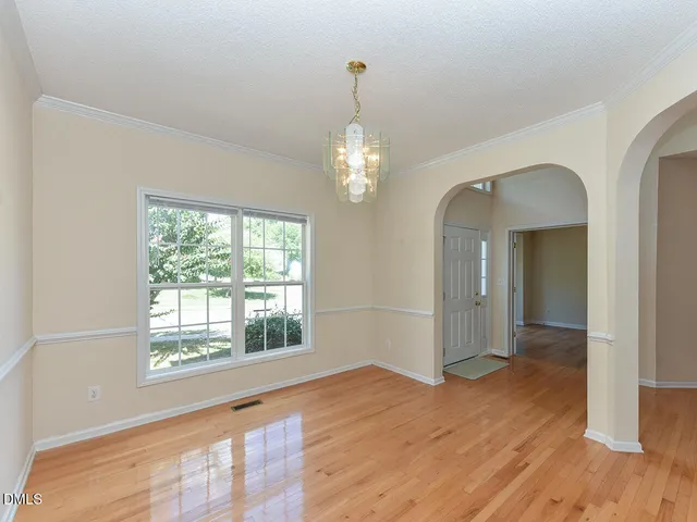 a view of livingroom with hardwood floor and window