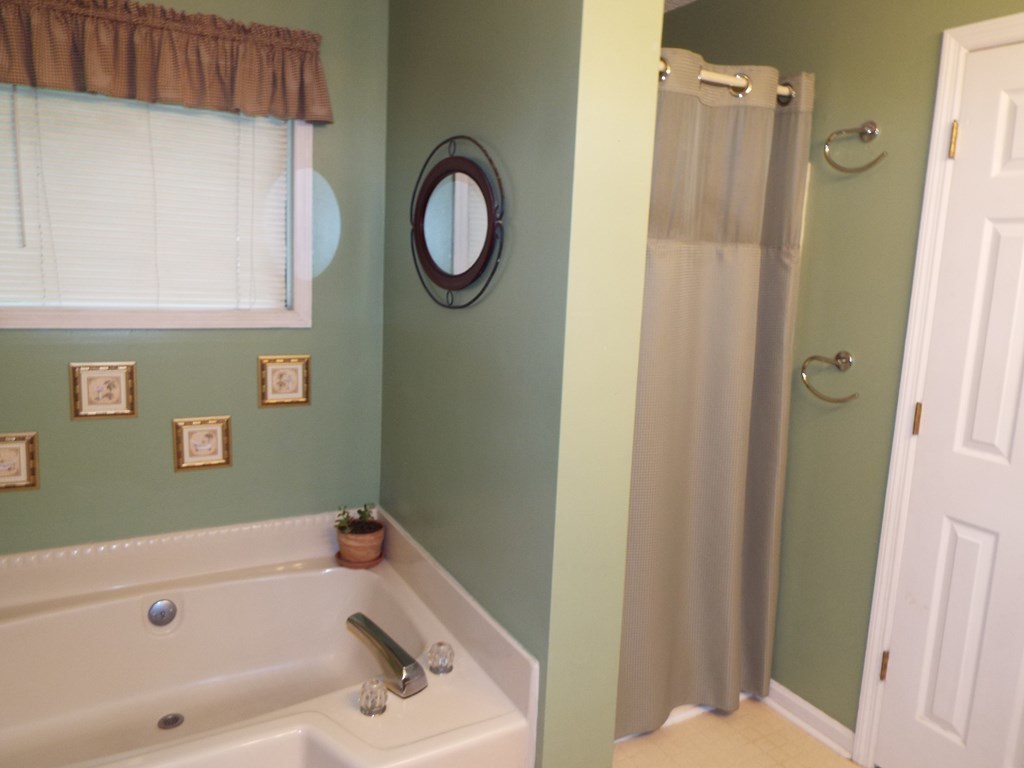 204 Ridge Court Macon, GA 31216 - Photo 14 of 25 a bathroom with a bathtub a sink and a shower