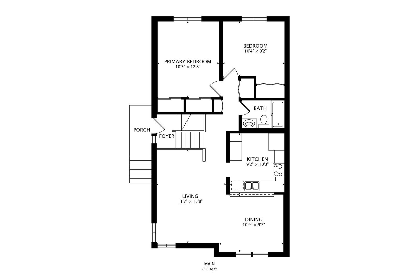 N700 Concord Lane Winfield, IL 60190 - Photo 31 of 31 a picture of a floor plan