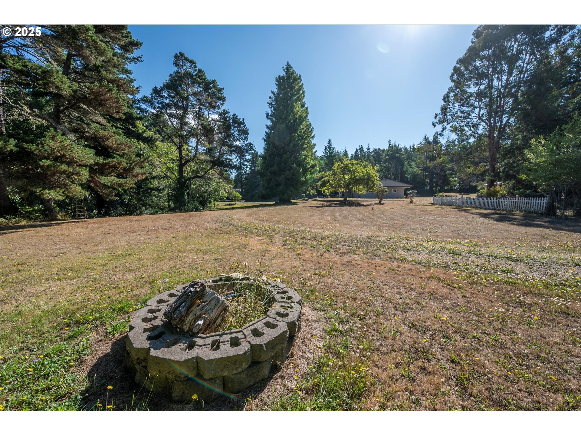 56060 Wheeler Road Bandon, OR 97411 - Photo 31 of 43 a view of a backyard of the house
