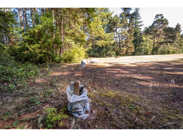 a view of an outdoor space and a yard