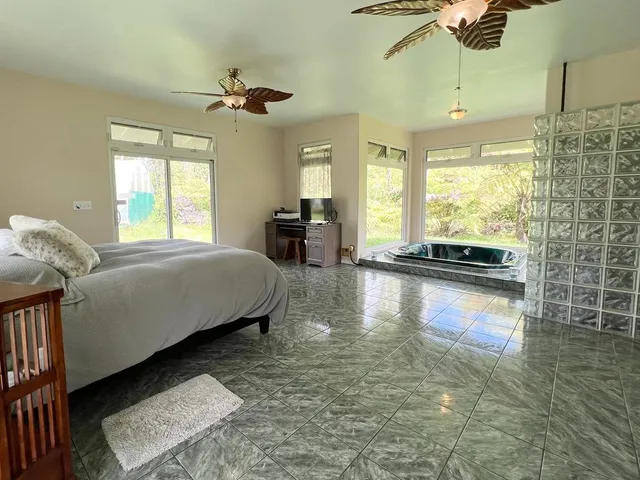 a view of swimming pool with a garden