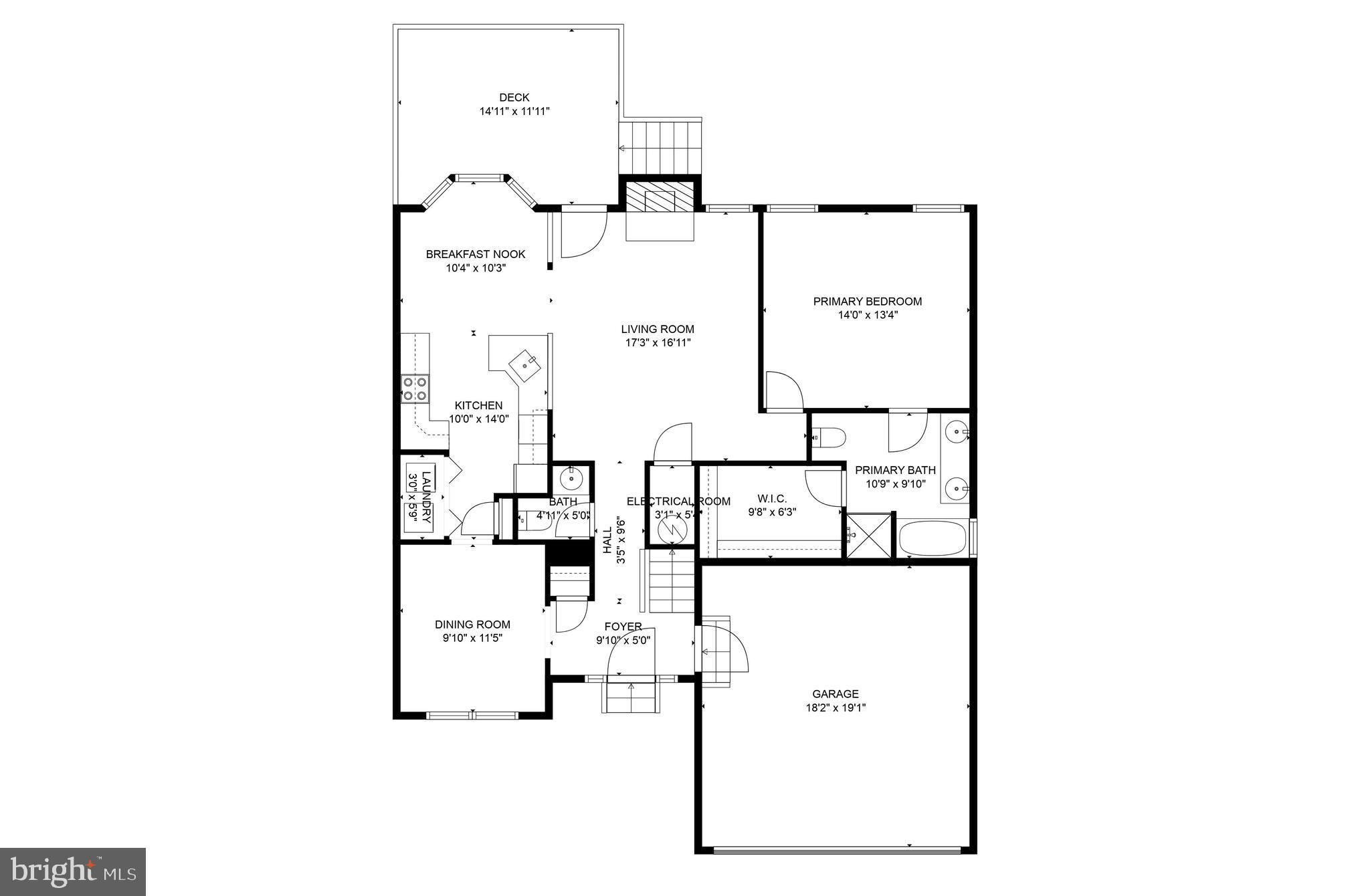 228 Tyler Avenue St. Michaels, MD 21663 - Photo 34 of 44 a picture of floor plan