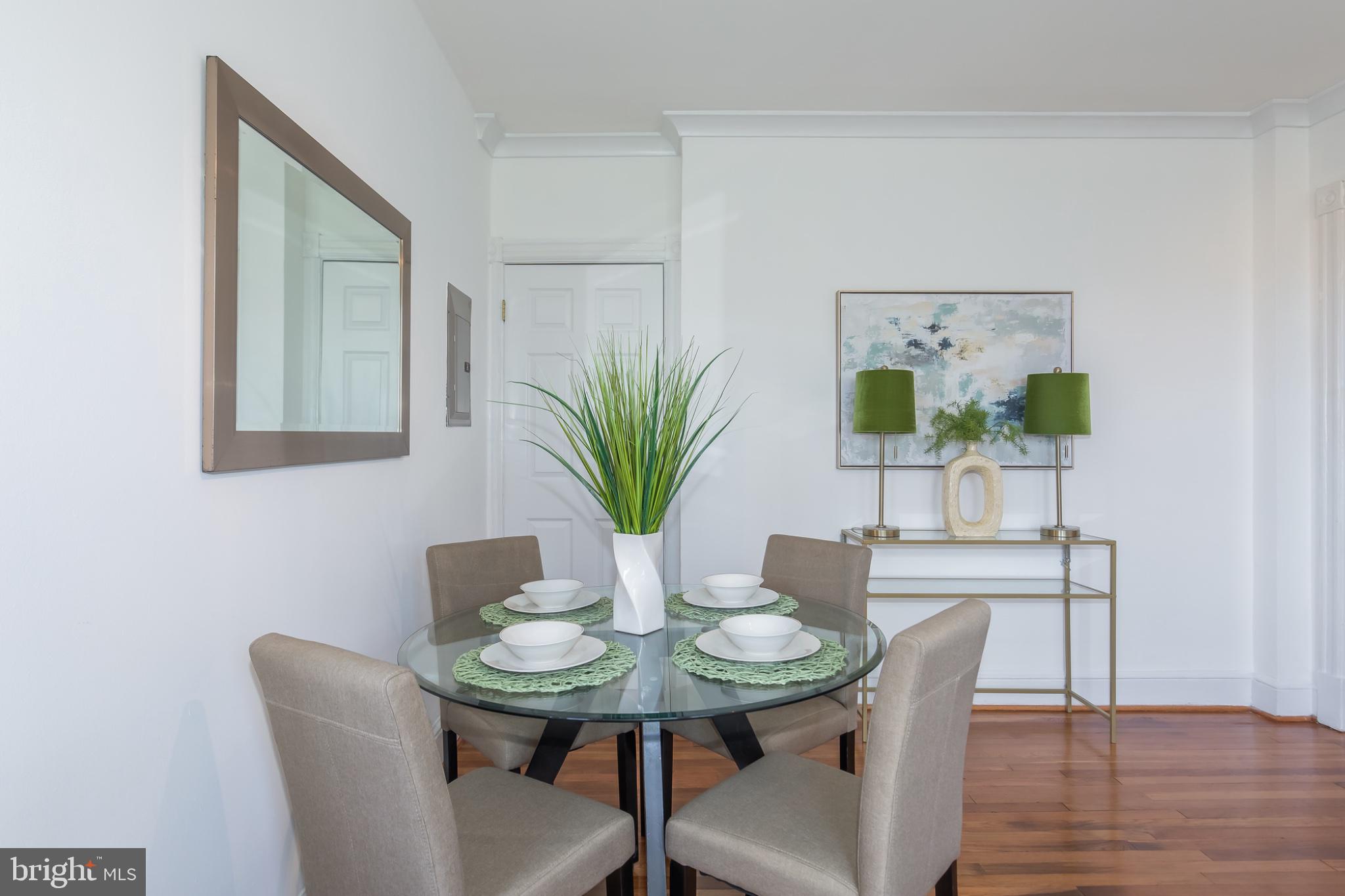 3314 Mt Pleasant Street Northwest, Unit 41 Washington, DC 20010 - Photo 14 of 30 Modern dining space with elegant decor.