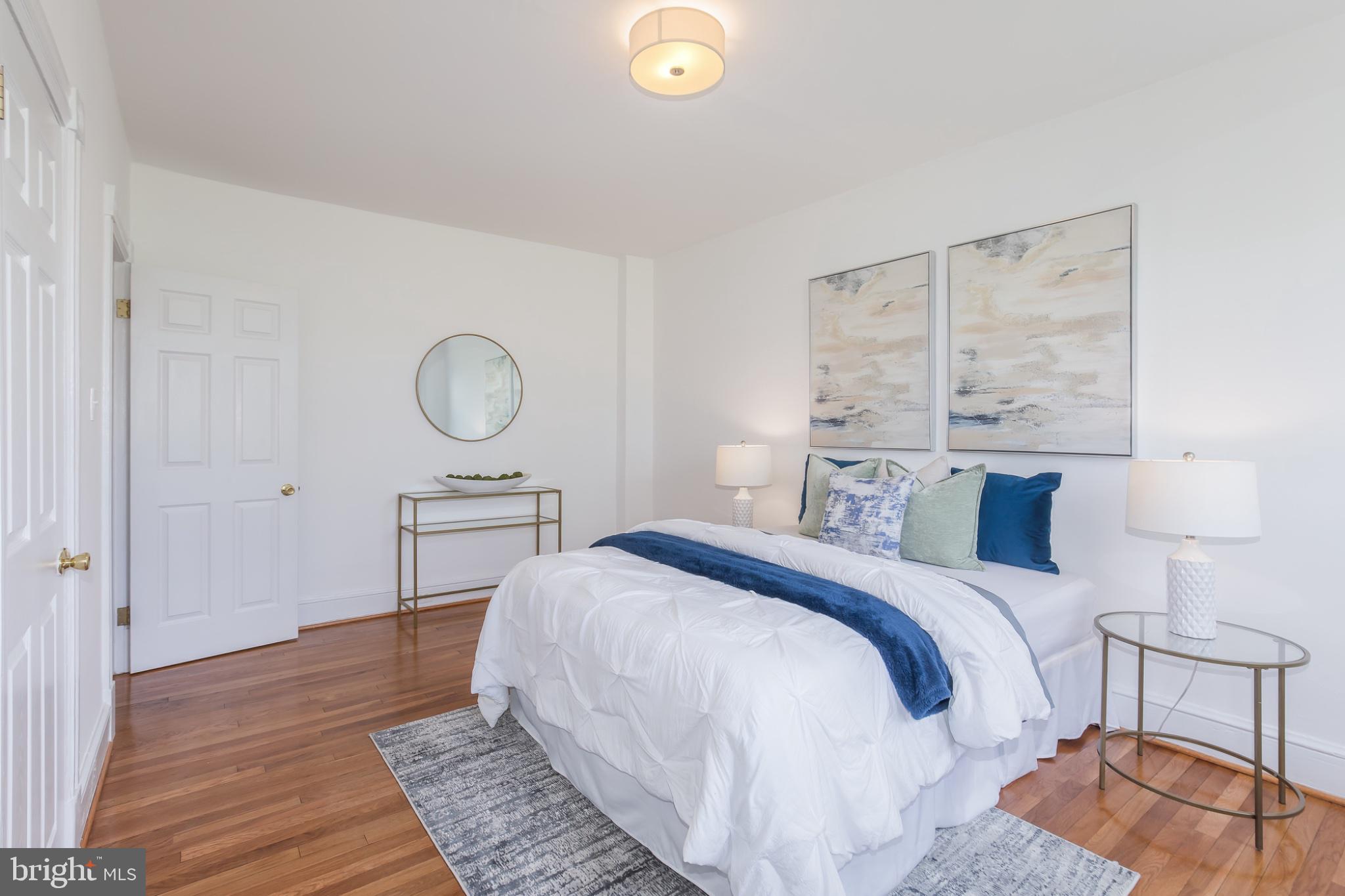 3314 Mt Pleasant Street Northwest, Unit 41 Washington, DC 20010 - Photo 24 of 30 Serene bedroom with modern elegance.