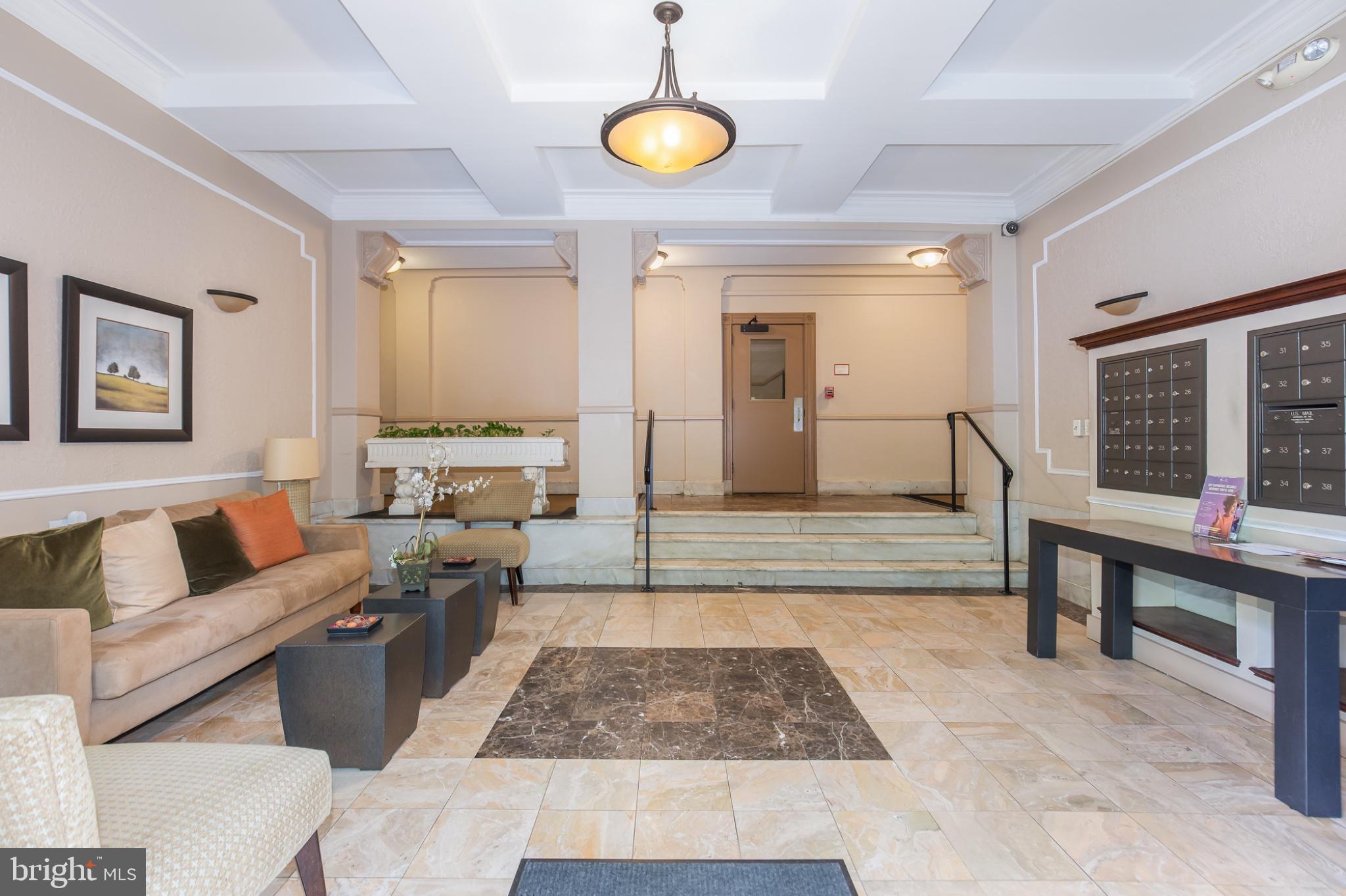 3314 Mt Pleasant Street Northwest, Unit 41 Washington, DC 20010 - Photo 4 of 30 Elegant lobby with modern charm.