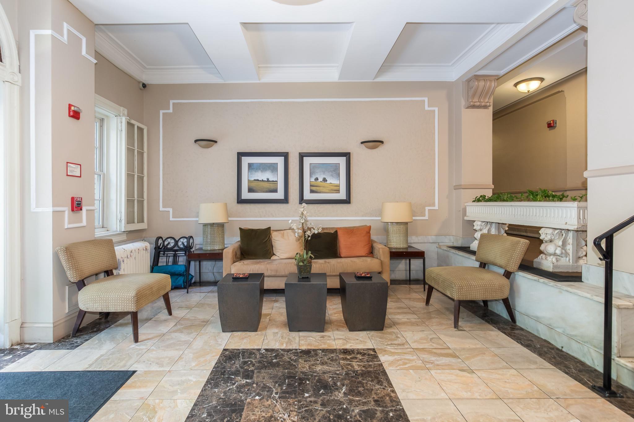 3314 Mt Pleasant Street Northwest, Unit 41 Washington, DC 20010 - Photo 5 of 30 Elegant lobby with classic charm.