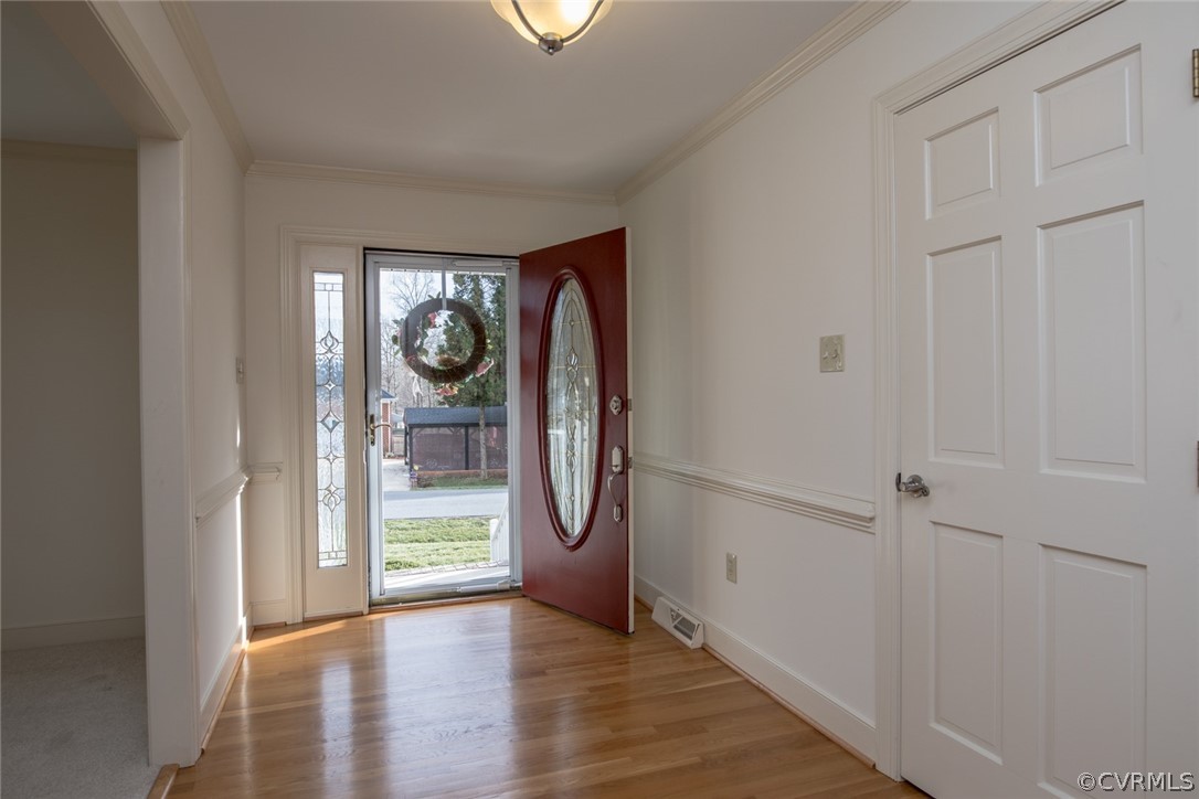 9950 Lumlay Road Chesterfield, VA 23236 - Photo 4 of 41 wooden floor in an empty room