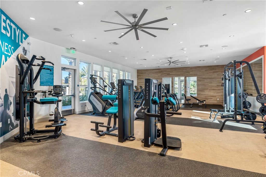11082 Panoramic Drive Rancho Cucamonga, CA 91730 - Photo 33 of 48 a view of a room with gym equipment