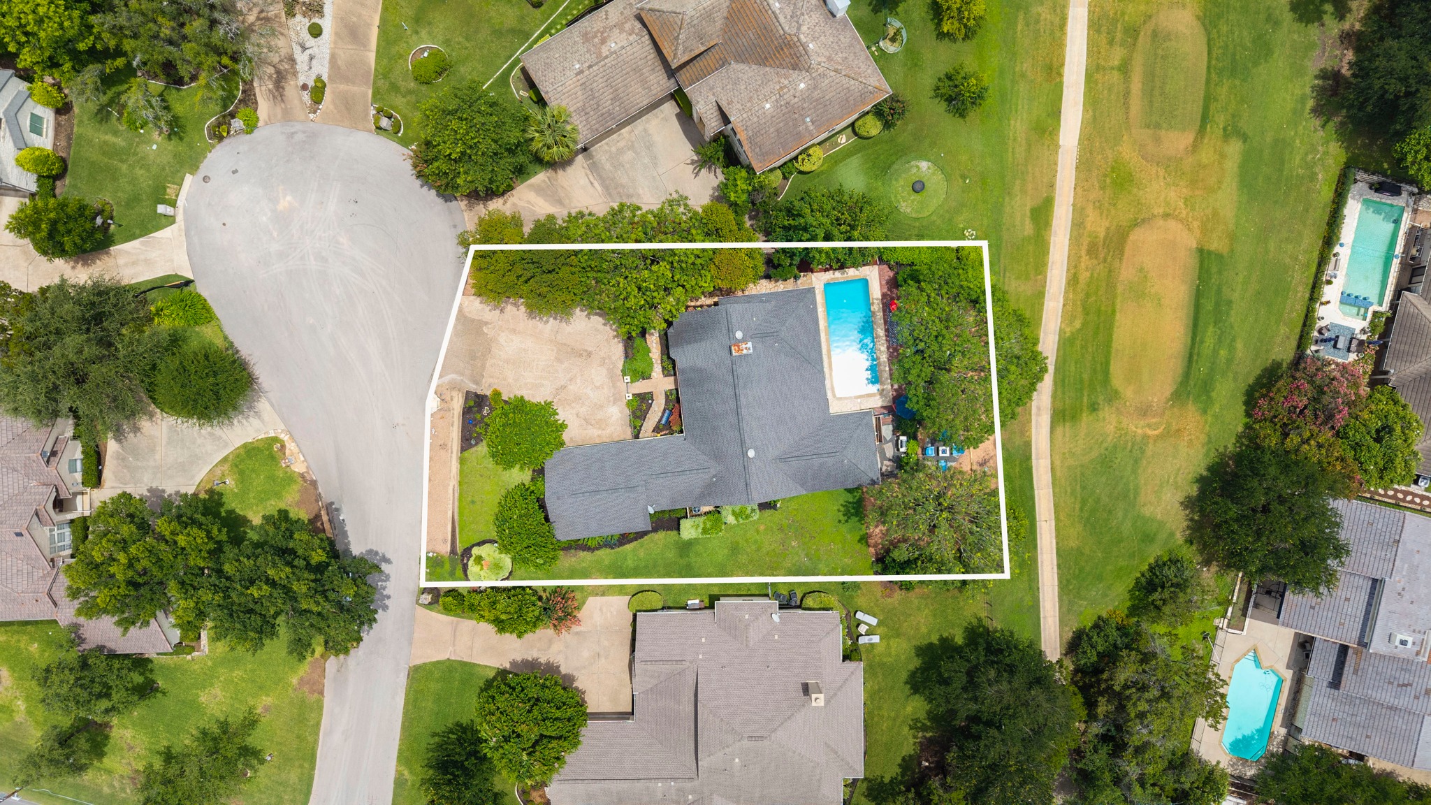 1811 Cando Court Lakeway, TX 78734 - Photo 37 of 40 Birds-eye-view of the home